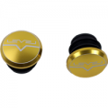 Level – CNC Coloured Bar End Plug – 6061 Alloy – Gold – Pair